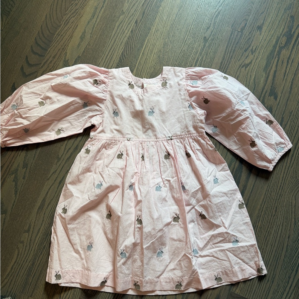 Pink Chicken Pink Floral Kids Dress